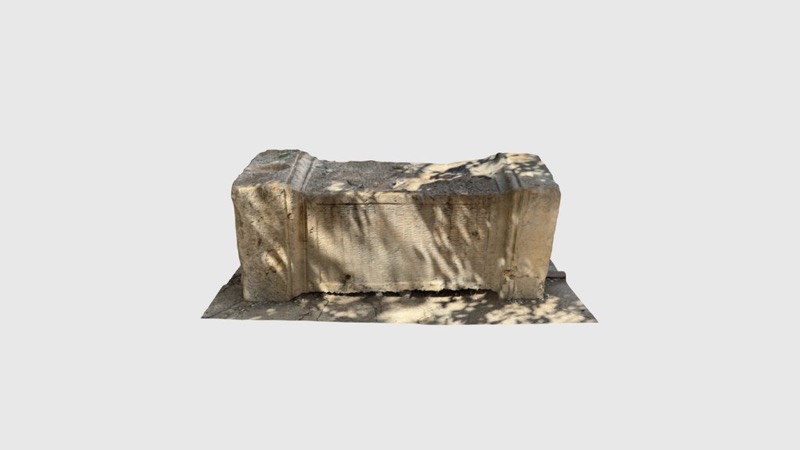 Latin Inscription Slab Water Temple of Zaghouan