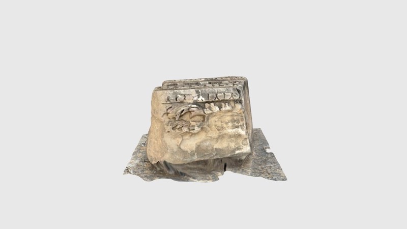 Architectural Fragment with Relief Decoration –…