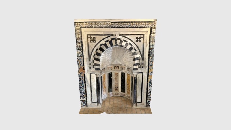 Ornamental Mihrab (Mahram) – Medersa Slimanya