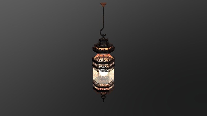 Ornate Tunisian Hanging Lamp