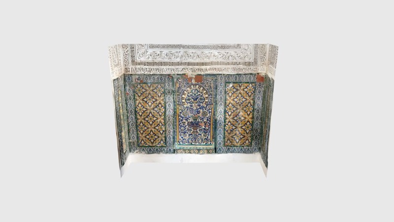 Tilework Wall Panel – Mausoleum of Sidi Sahbi, …